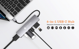 Больше портов – больше возможностей: в продаже появился новый USB-концентратор NOVOO с 6 портами